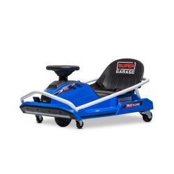 Gokart do driftu Beneo Motors 24 V, niebieski, silnik bezszczotkowy 300 W, akumulator litowy, tryb driftu z prędkością 14 km/h, solidna konstrukcja żeliwna, pas bezpieczeństwa, fotel sportowy, wielofunkcyjna kierownica