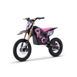 Elektryczny motocross dla dzieci i młodzieży Beneo Motors Falcon różowy - 1600W