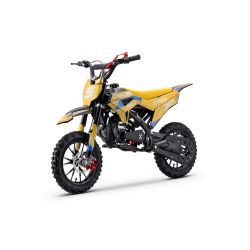 Motocykl benzynowy dla dzieci Beneo Motors CROSS XM żółty - 50cm3