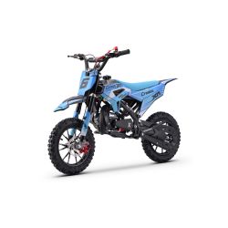 Motocykl benzynowy dla dzieci Beneo Motors CROSS XM niebieski - 50cm3