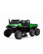 Elektryczny samochód rolniczy RIDER 6X6 z napędem na 4 koła, akumulator 2x12V, koła EVA, osie zawieszenia, pilot 2,4 GHz, dwumiejscowy, odtwarzacz MP3 z wejściem USB / SD, Bluetooth