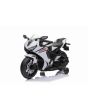 Motocykl elektryczny HONDA CBR 1000RR, licencjonowany, akumulator 12V, plastikowe koła, silnik 30W, światła LED, rama stała, koła pomocnicze, biały