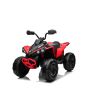 Quad elektryczny Can-am Renegade, czerwony, jednoosobowy, zawieszenie przednie i tylne, oświetlenie LED, akumulator 12 V, silniki 2 x 35 W, miękkie koła EVA, odtwarzacz MP3 z wejściem USB/AUX, licencjonowany