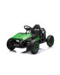 Elektrická Motokára SPORT-KART 24V, zelené, EVA kolesá, Koženkové sedadlo, 2 x 50W Motor, 24V Batéria, Masívna kovová konštrukcia