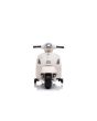 Motocykl elektryczny Vespa GTS, biały, z kołami pomocniczymi, licencjonowany, Bateria litowa, skórzane siedzenie, silnik 30W