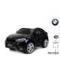 Elektryczne Autko, BMW X6 M, Czarny Kolor, Dwa Siedzenia ze Skóry, 2 x 120 W, Oryginalna Licencja, Zasilanie Akumulatorem, Otwierane Drzwi, Hamulec Elektryczny, 2 x Silnik, Akumulator 12 V 10 Ah, Pilot 2,4 GHz, Koła Soft EVA, Płynny Start