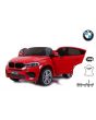 BMW X6 M, Elektryczne Autko, Czerwony Kolor, Dwa Siedzenia ze Skóry, 2 x 120 W, Oryginalna Licencja, Zasilanie Akumulatorem, Otwierane Drzwi, Hamulec Elektryczny, 2 x Silnik, Akumulator 12 V 10 Ah, Pilot 2,4 GHz, Koła Soft EVA, Płynny Start