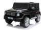 Elektryczny samochodzik Mercedes G500 12V, czarny, pilot 2,4 GHz, wejście USB/SD, zawieszenie, bateria litowa, światła LED, licencja ORYGINALNA