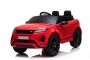 Autko elektryczne Range Rover EVOQUE, czerwone, odpowiednie dla jednego dziecka, odtwarzacz MP3 z wejściem USB, napęd 4x4, akumulator 12V10Ah, koła EVA, oś zawieszenia, uruchamianie kluczyka, pilot Bluetooth 2,4 GHz, licencjonowany