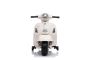 Motocykl elektryczny Vespa GTS, biały, z kołami pomocniczymi, licencjonowany, Bateria litowa, skórzane siedzenie, silnik 30W