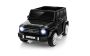 Elektryczny samochodzik Mercedes G, czarny, pojedyncze siedzenie, bateria litowa, pilot 2,4 GHz, 2XMOTOR, USB, karta SD, licencja ORGINALNA
