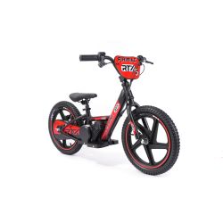 Rowerek elektryczny biegowy RIRIBIKE RTX6 24V (16”) Czerwony, akumulator litowy, silnik 250 W, hamulec tarczowy, regulowane miękkie siodełko PU
