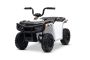 Licencjonowany elektryczny quad Arctic Cat 12V z napędem tylnym, kolor biały, światła LED, akumulator litowy, 2 silniki 25W, oryginalna licencja