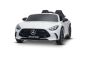 Elektryczny samochodzik Mercedes GT63 AMG 24V z napędem 4x4, biały, dwumiejscowy, regulowany fotel kierowcy, miękkie koła EVA, pilot 2,4 GHz, USB/Bluetooth, silniki 200 W, zawieszenie, akumulator litowy, światła LED z przodu i z tyłu, oryginalna licencja